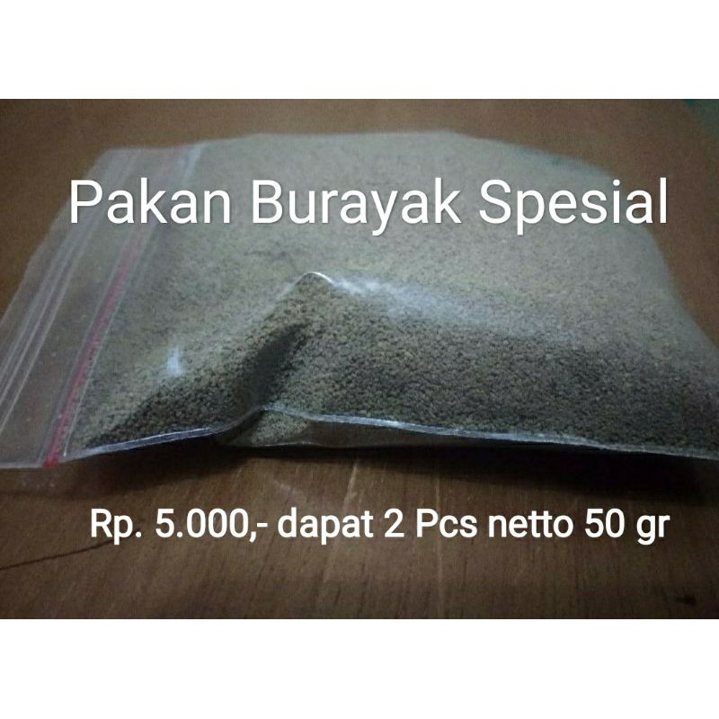 Pakan benih ikan PSC-1 Premium repack 50 gram dapat 2 pcs