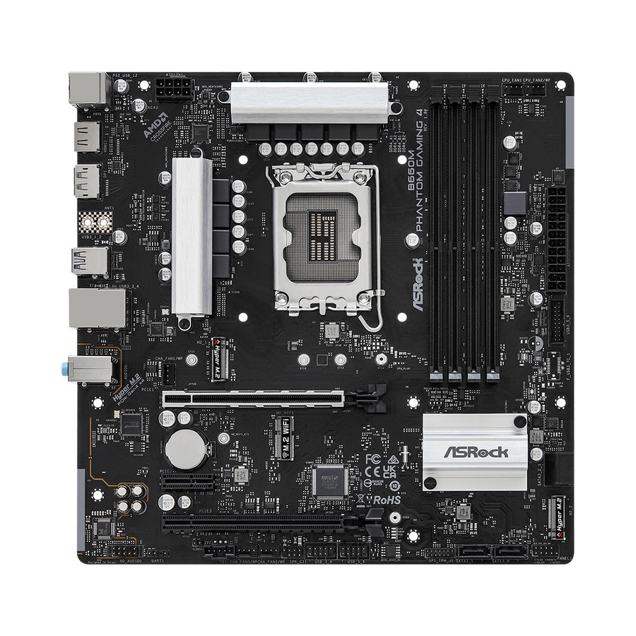 ASRock B660M Phantom Gaming 4 (LGA1700, B660, DDR4, USB3.2, SATA3)