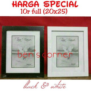 Frame Foto Bingkai Foto Uk 10r Full 20x25 Black White Promo Shopee Indonesia