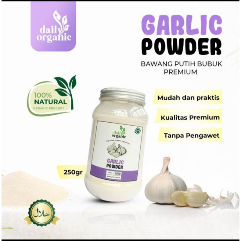 

Garlic Powder Premium / Bawang Putih Bubuk Premium 250gr