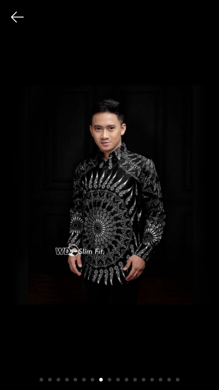 Kemeja Batik Lengan Panjang Size M L Xl Xxl