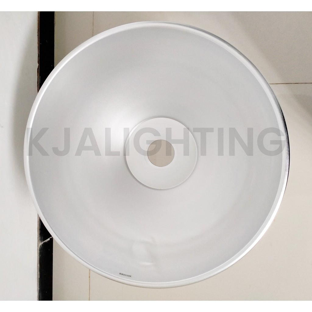 KAP LAMPU INDUSTRIAL 16 INCH ALUMINIUM SILVER SET FITTING E27