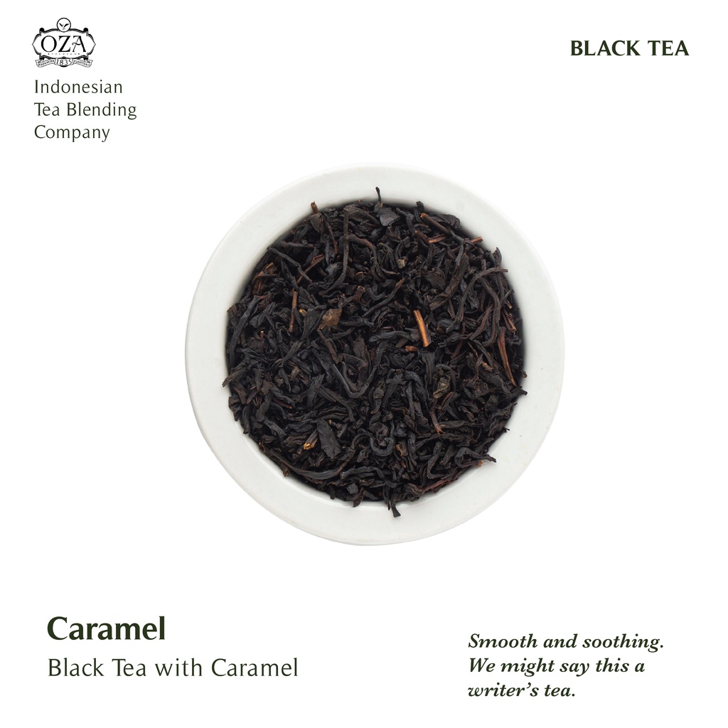 

OZA Tea - Caramel | Artisan Tea - Black Tea | Specialty Grade | Teh Premium | 40 gram (20 cups)