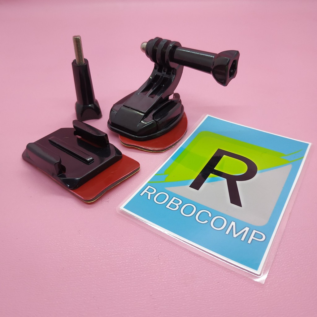 Dudukan Helm/Helmet Front Mount for Xiaomi Yi and GoPro Hero