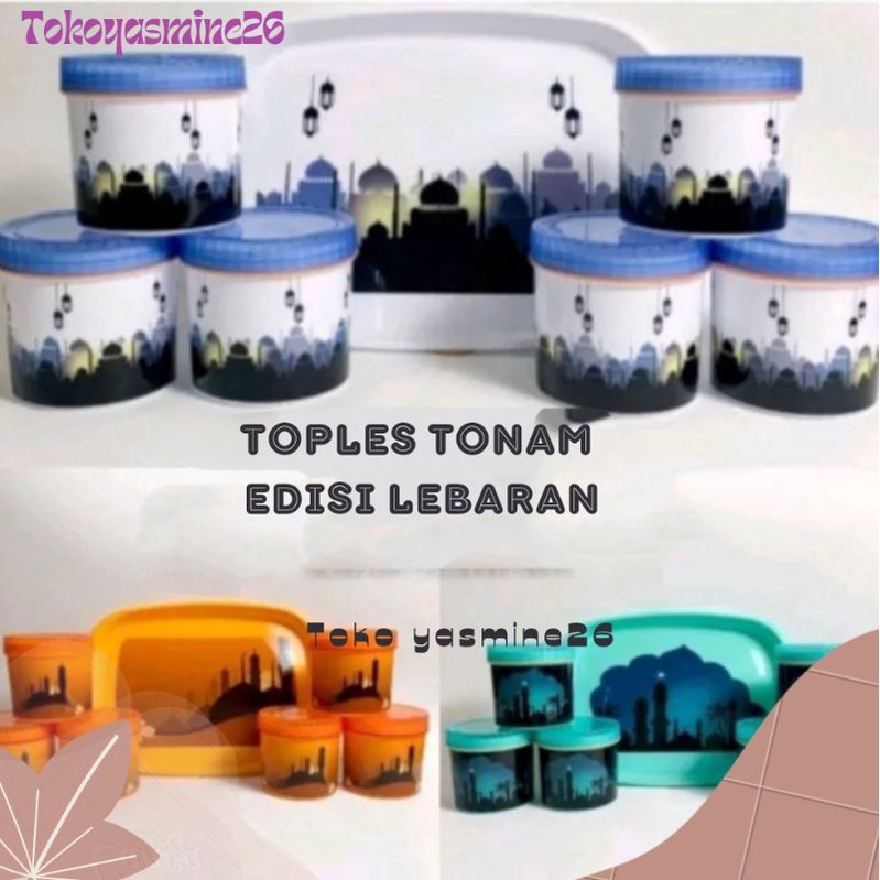 [COD]Toples  Tonam Set Calista Edisi LEBARAN/Toples Set Nampan Tonam set 7 in 1/