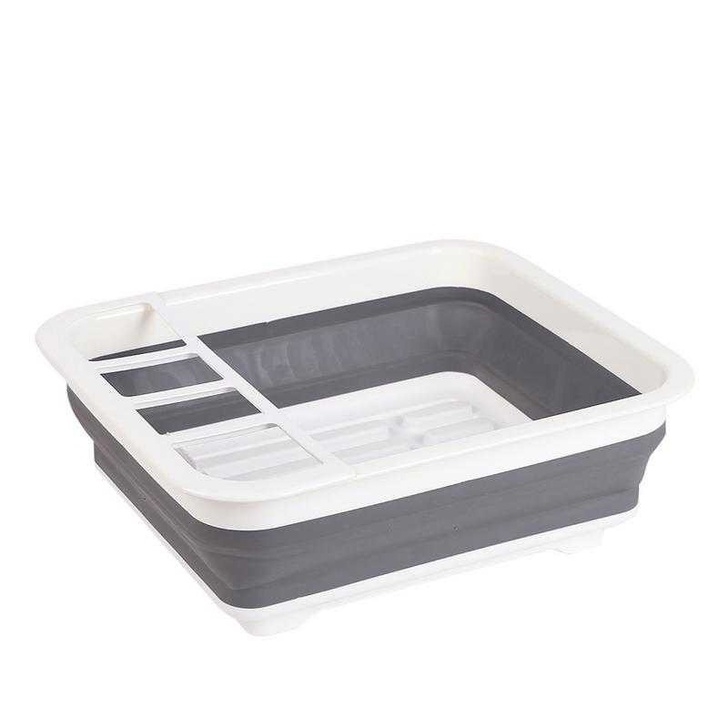 Promo Terbaru!!!Alat Dapur Rak Piring Lipat Pengering Gelas Portable Dish Rack Drying Foldable Rak Cucian Berkualitas