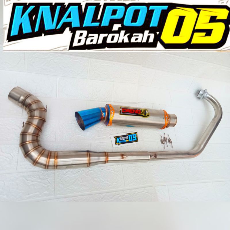 Knalpot Vixion cobra Daeng 4 stenlis