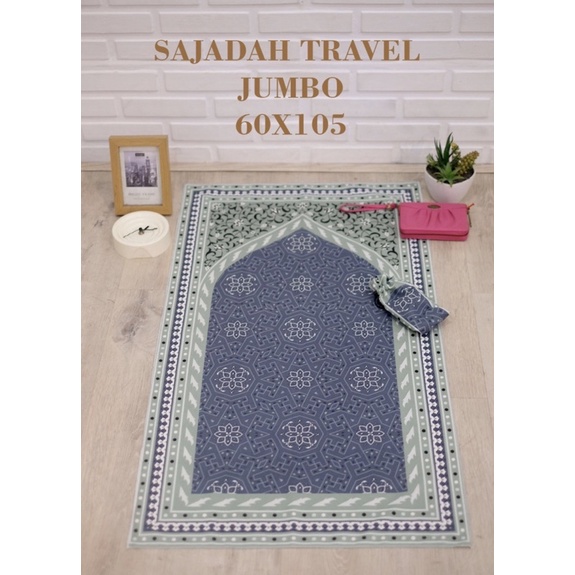 Sajadah Traveling Sejadah Travel JUMBO Sajada Pouch Mukena Motif