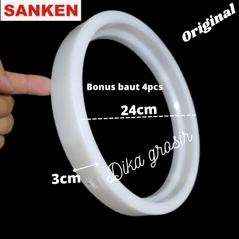 ring tabung mesin cuci lebar 24cm tinggi 3mc original sanken