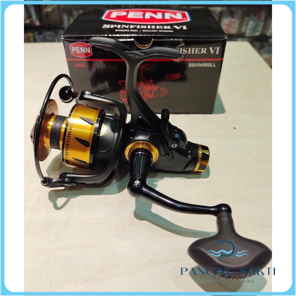Reel Pancing PENN Spinfisher VI LL Power Handel Full Metal Ril Setelan di Bawah Ril Rel Rill Rell Ka