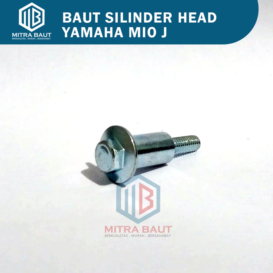 Baut Tutup Cylinder-Silinder Head Mio J / Baud Head Mio J / Baut Head Yamaha Mio J Tanpa Seal