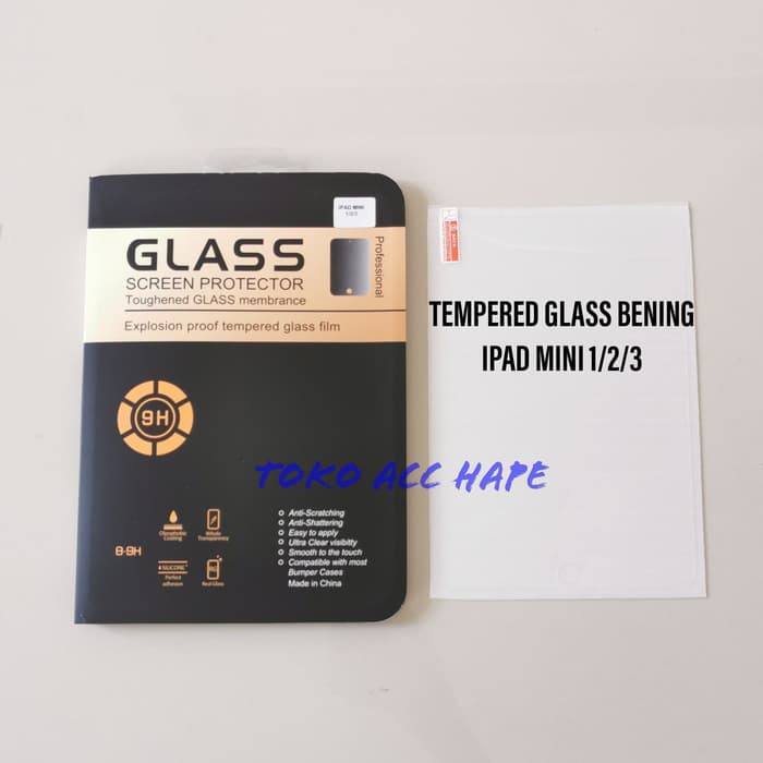 TEMPERED GLASS IPAD MINI 1/2/3 (7.9&quot;) KACA BENING/CLEAR TERMURAH