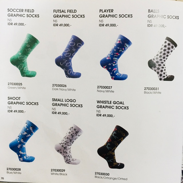 Kaos kaki Olahraga Ortuseight Graphic Socks