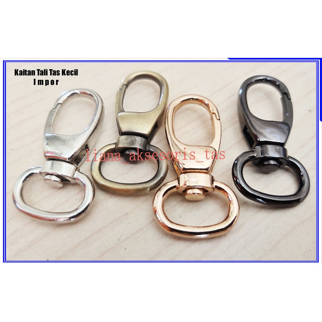 -AKSESORIS TAS KAITAN TAS IMPOR - KAITAN TALI TAS RAJUT - GANTUNGAN TALI TAS SELEMPANG