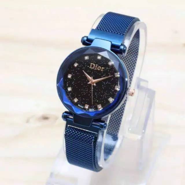 Flash Sale Murah Jam Tangan Wanita Diyor Magnet Mata Glitter D727