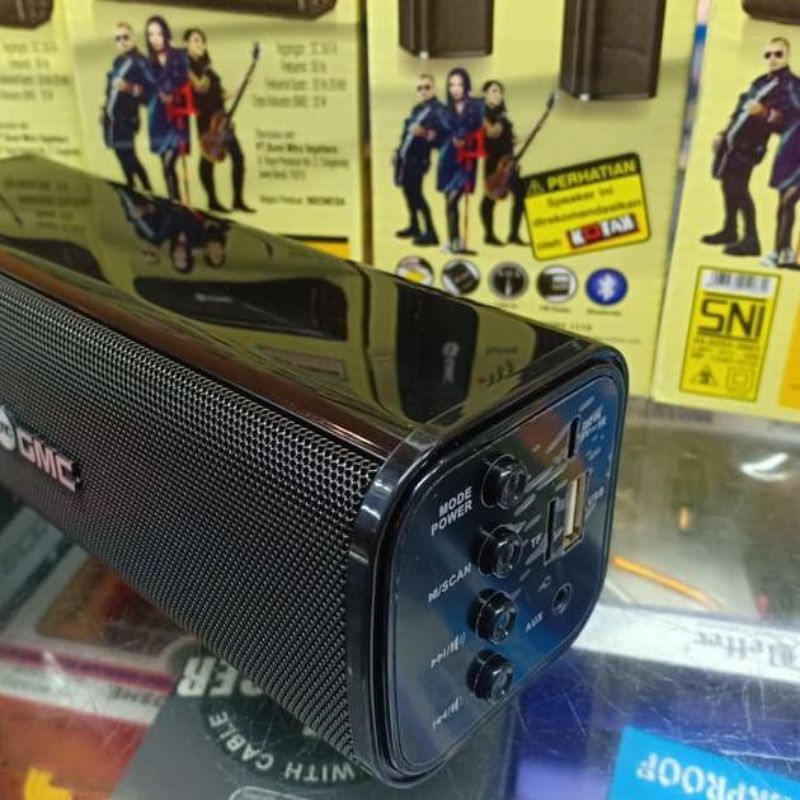 Speaker Bluetooth Portable Aktif GMC 881A Speaker Super Bass Music Box Suara Mantap