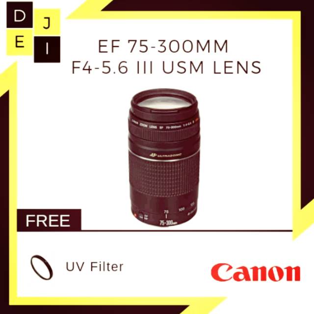 Lensa canon EF 75 300mm