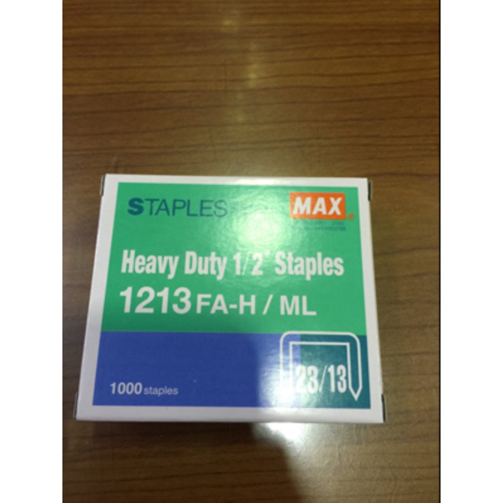 

Isi Staples Max 1213 FA H ML Heavy duty atk terlaris