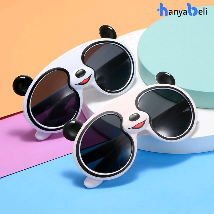 Kacamata Hitam Anak Polarized Sunglasses Kids Bentuk Panda Anti Silau