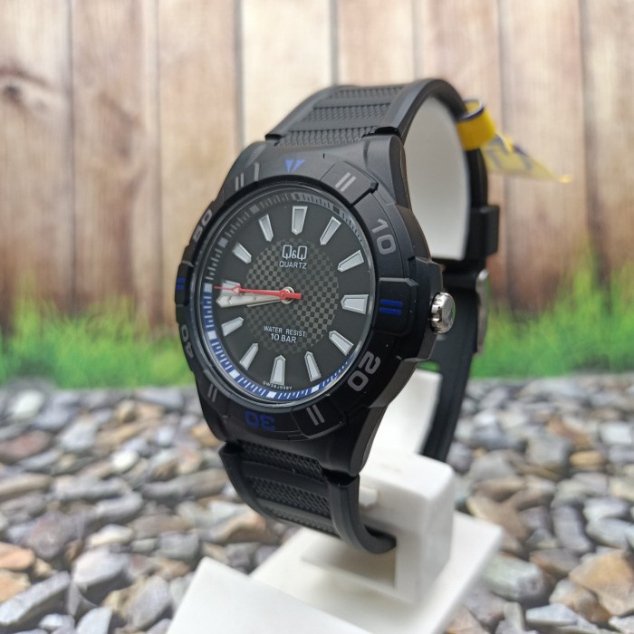 Jam Tangan Pria Murah Keren Terbaru Fashion Watch COD H5I0 Q&Q QQ QnQ Analog Jam Tangan Pria Karet H