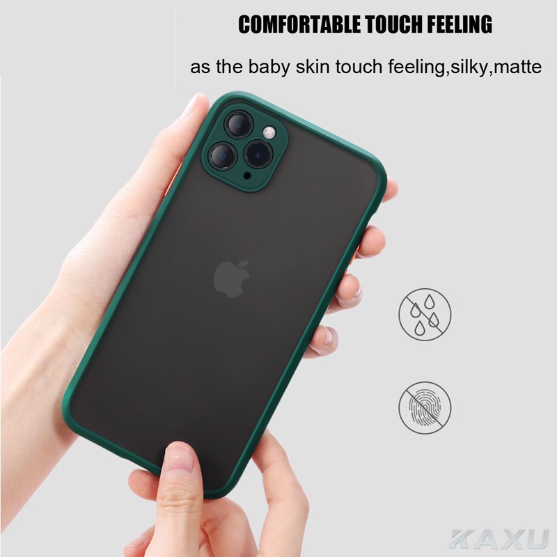 Case iPhone independent button anti-fall matte SE2 iPhone 6 7 8P X XS XR XSMax iP11 iP11Pro iP11ProMax Apple phone case