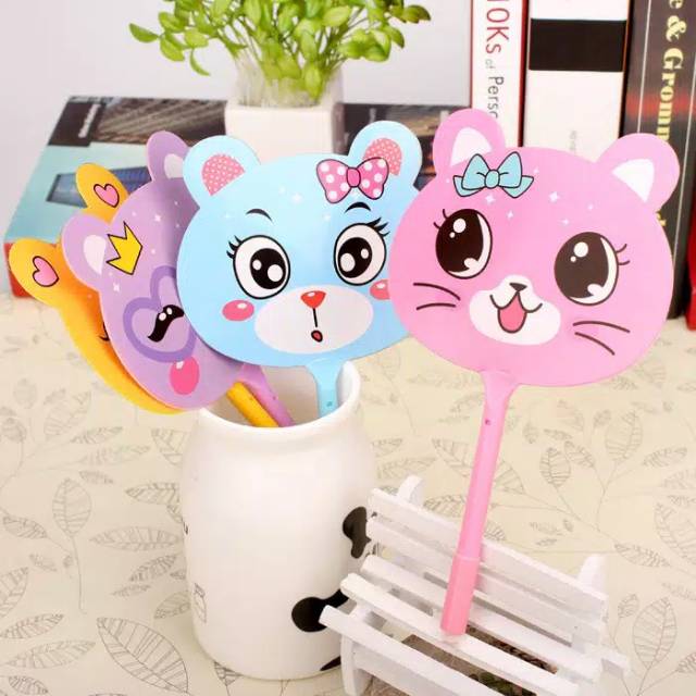 

NEW PULPEN GEL MOTIF KARAKTER KIPAS PENDEK IMUT DAN LUCU