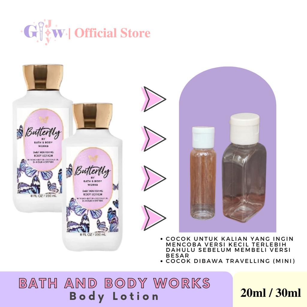 [SHARE IN JAR] BATH AND BODY WORKS - BUTTERFLY body lotion | daily nourishing with sea butter + coconut oil 24 hour moisture perawatan kecantikan tubuh badan body cream butter mencerahkan original asli ori murah termurah pelembab botol bottle bbw