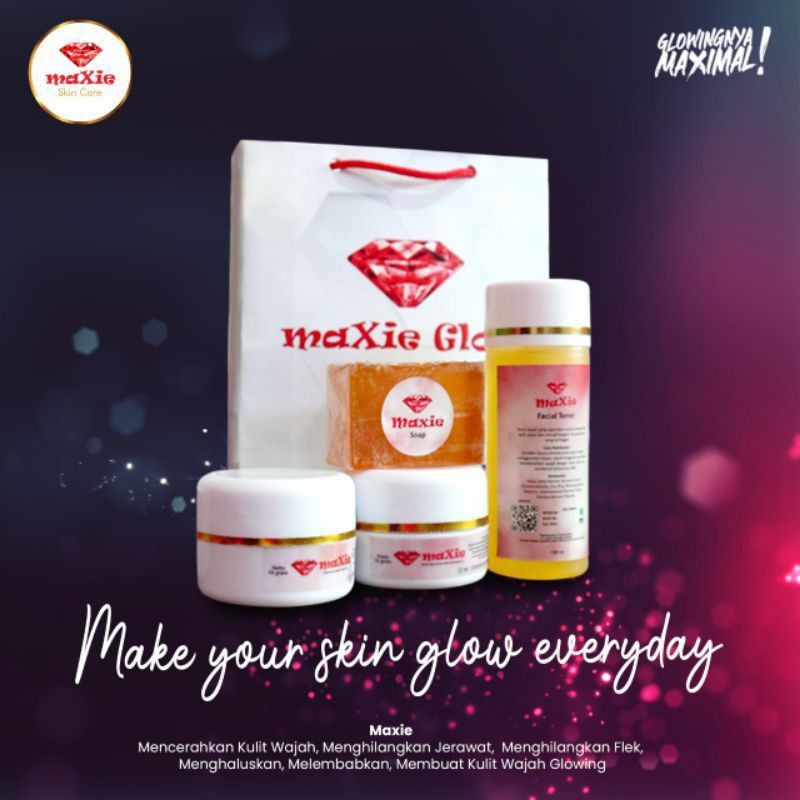 MAXIE GLOW SKINCARE Ori BPOM (Perawatan Wajah) Murah dengan Hasil Maximal✨