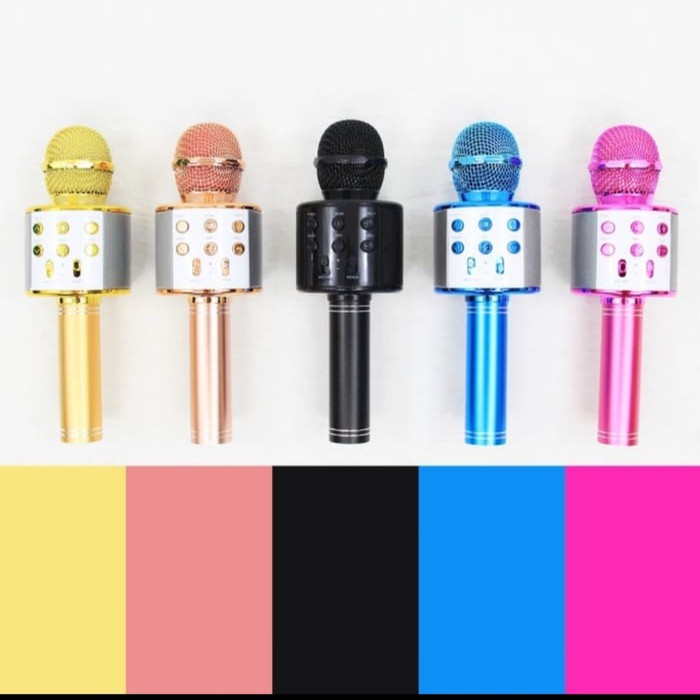 Microphone Wireless Bluetooth Karaoke praktis tanpa ribet