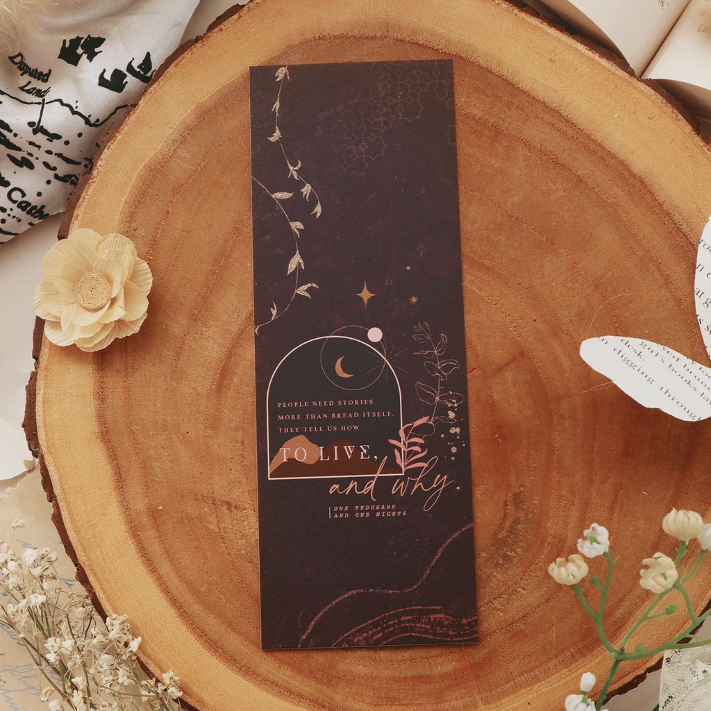 

People need stories - bookmark / postcard / print