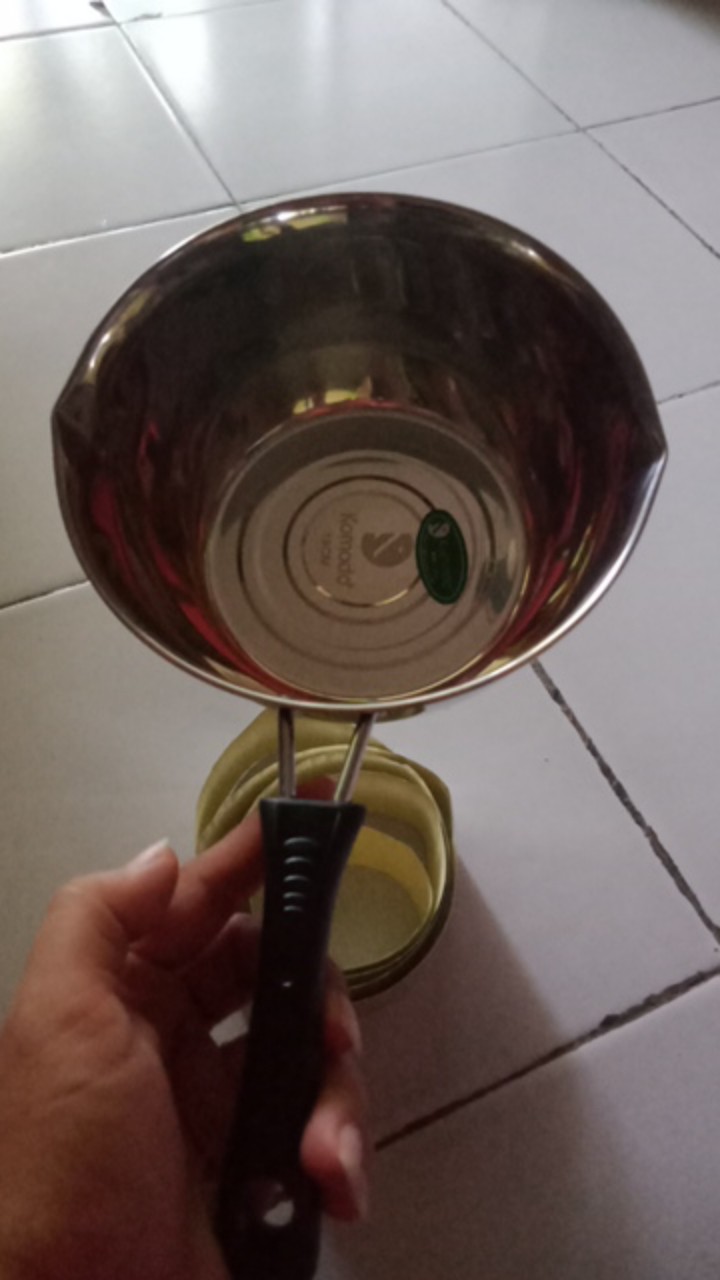 Panci Air Stainless / Panci Pitri / Panci Susu 18 Cm / Brand Ganom