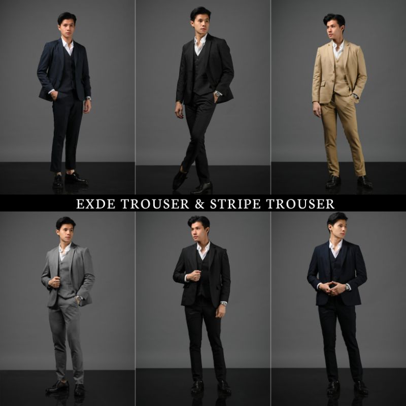 EXDE TROUSER & STRIPE TROUSER By Male id | By Heymale id