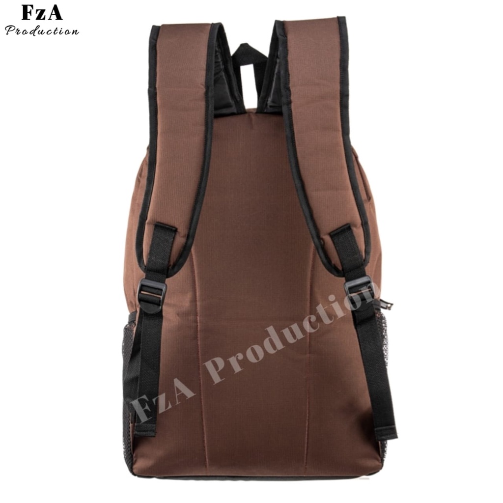 Tas Ransel Punggung Distro Casual Pria Wanita / Tas Ransel Laptop Original - FzA Gratis Dompet BUY 1 GET 1