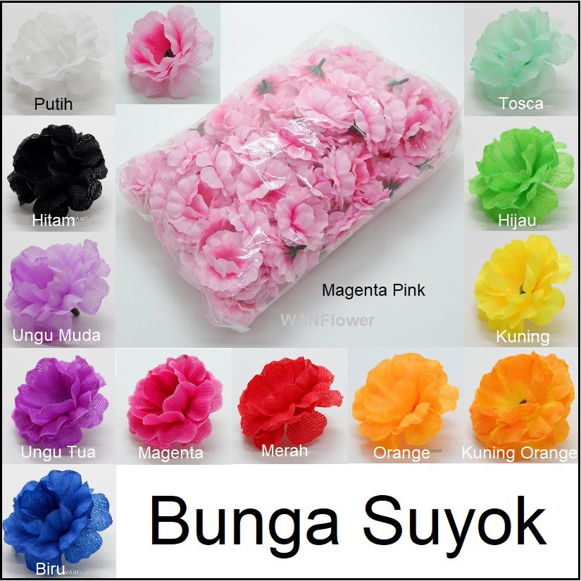 WANFlower Bunga Papan Suyok * ALL (100pcs/bungkus)