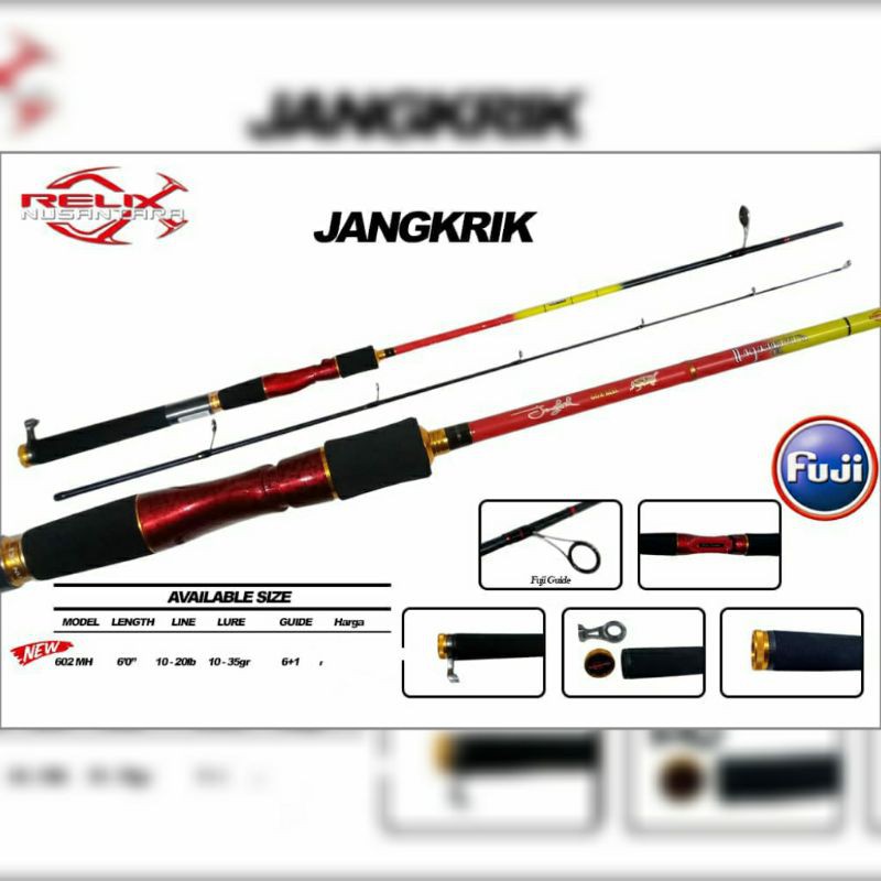 JORAN RELIX NUSANTARA JANGKRIK 180 10-20LBS NEW