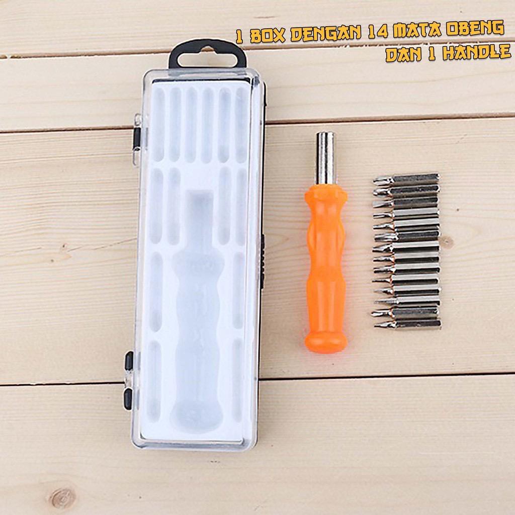 [BISA  COD] Obeng Set 16in1 Mini Tool  Student Tool Kit  Mini Student Tool