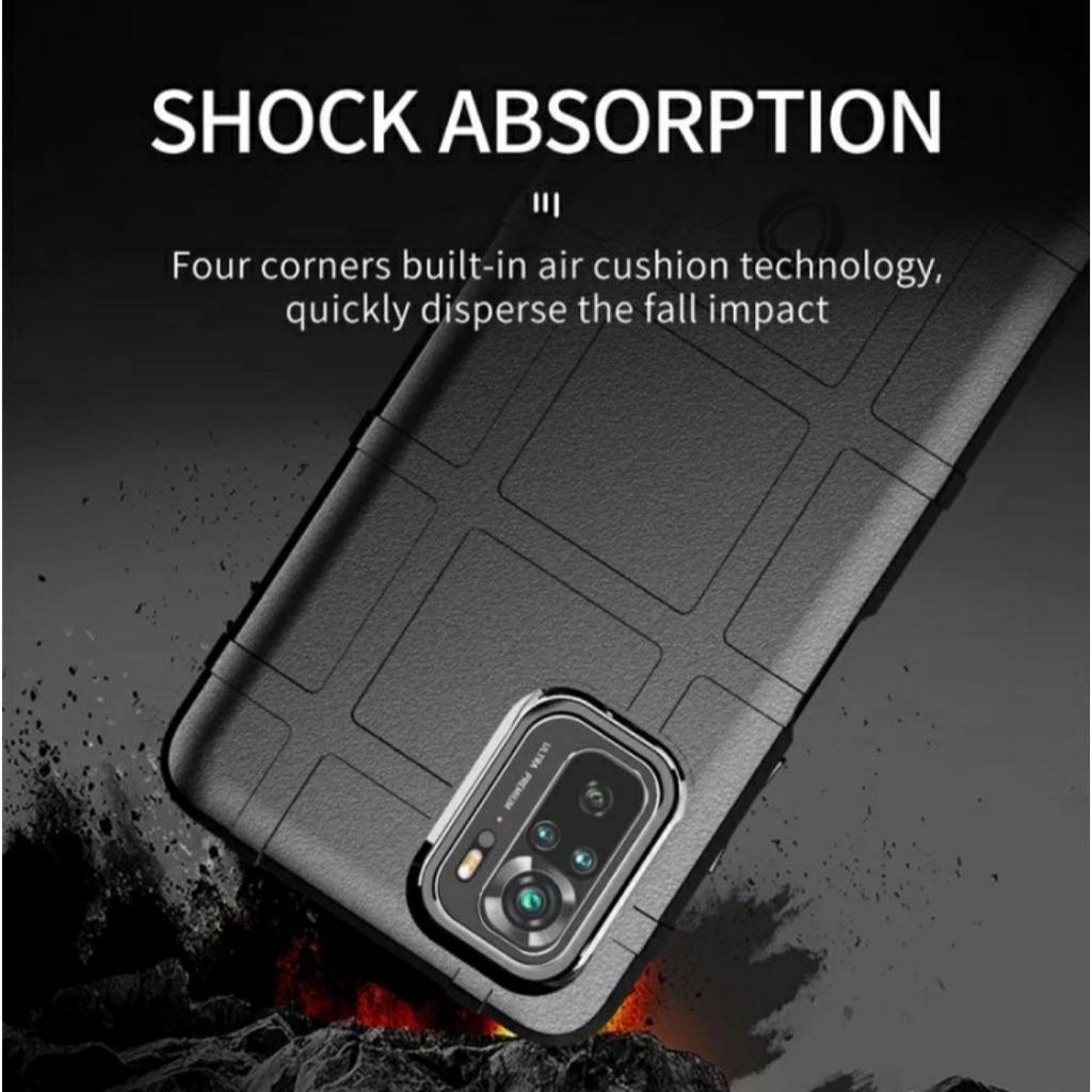 Rugged Shield Armor Xiaomi redmi note 9 10 pro note 10 Case casing cover