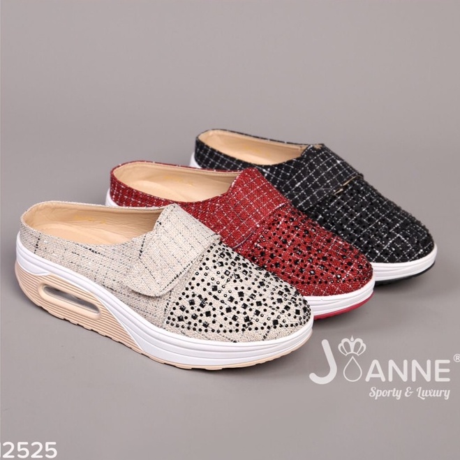 JOANNE SEPATU WANITA SLOP WEDGES SHOES #JN2525 ORIGINAL (RESTOCK)