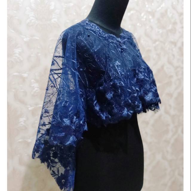 Bolero brukat / bolero tille / bolero wedding / bolero kondangan / gaun / gaun kondangan