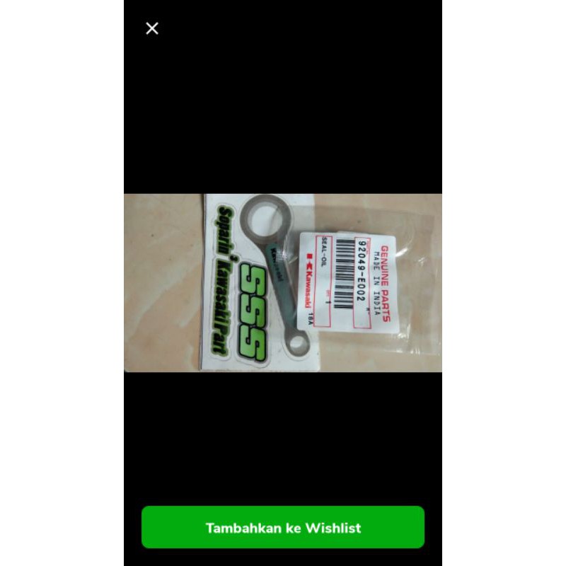 seal waterpump bajaj pulsar ns 200