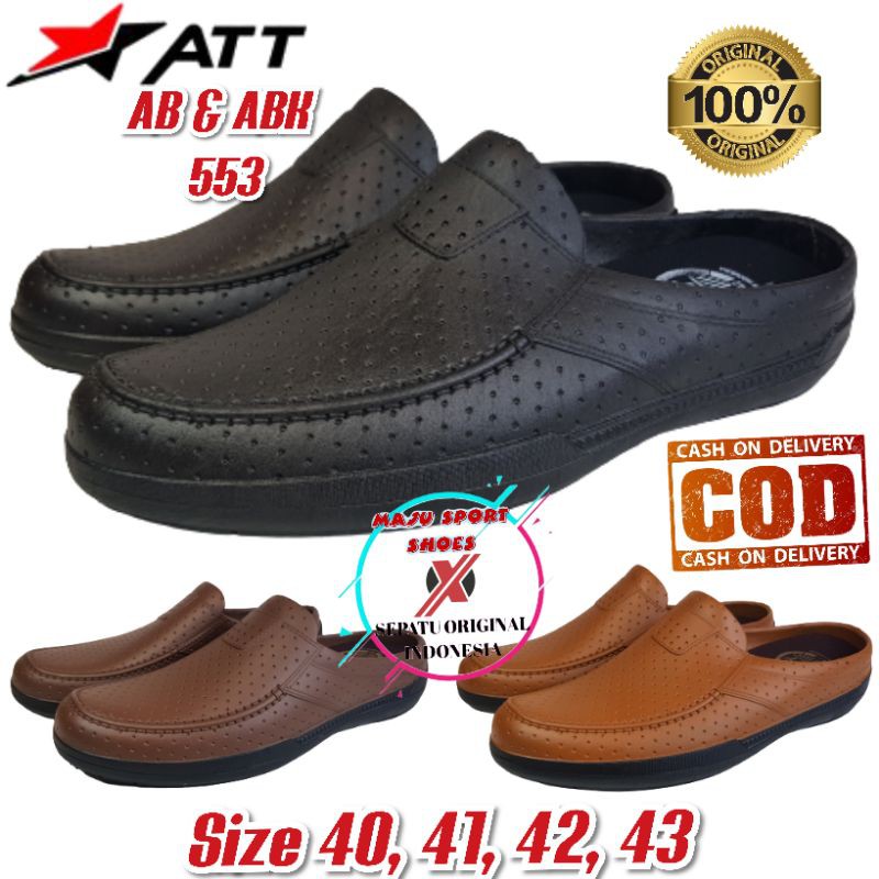 ATT AB ABK 550 551 553 - SANDAL SEPATU KARET ATT ORIGINAL / SELOP ATT / SEPATU SANDAL KARET PRIA / SENDAL