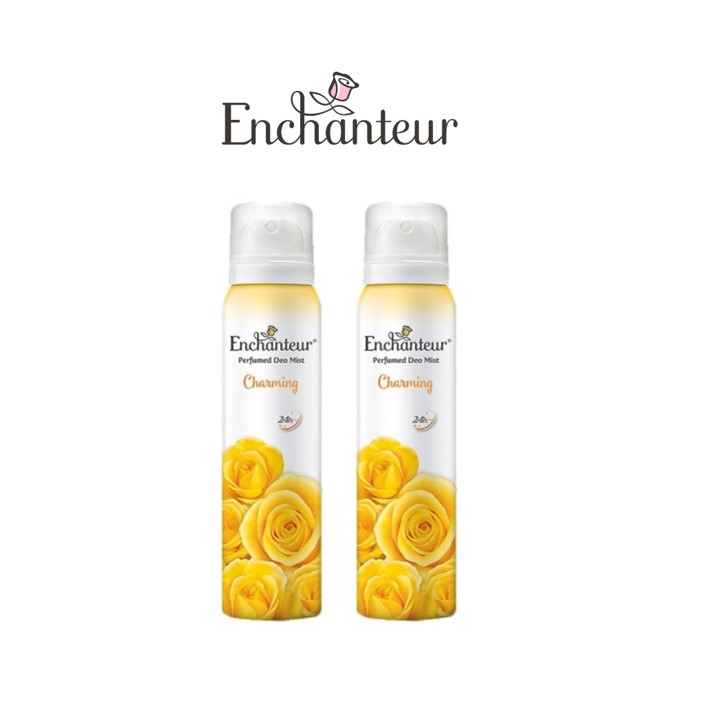 Enchanteur Parfumed Deo Mist Charming 150 ml x 2 Pcs