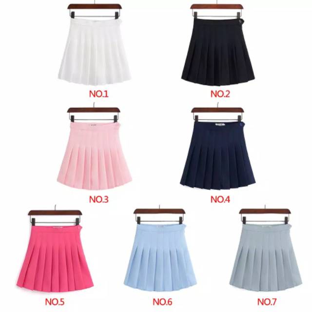 READY STOCK!! PREMIUM Rok tennis skirt wanita