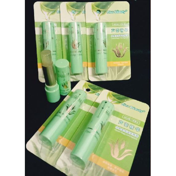 [ECER] LIP BALM KISS BEAUTY ALOE VERA ESSENCE NO.2994-03