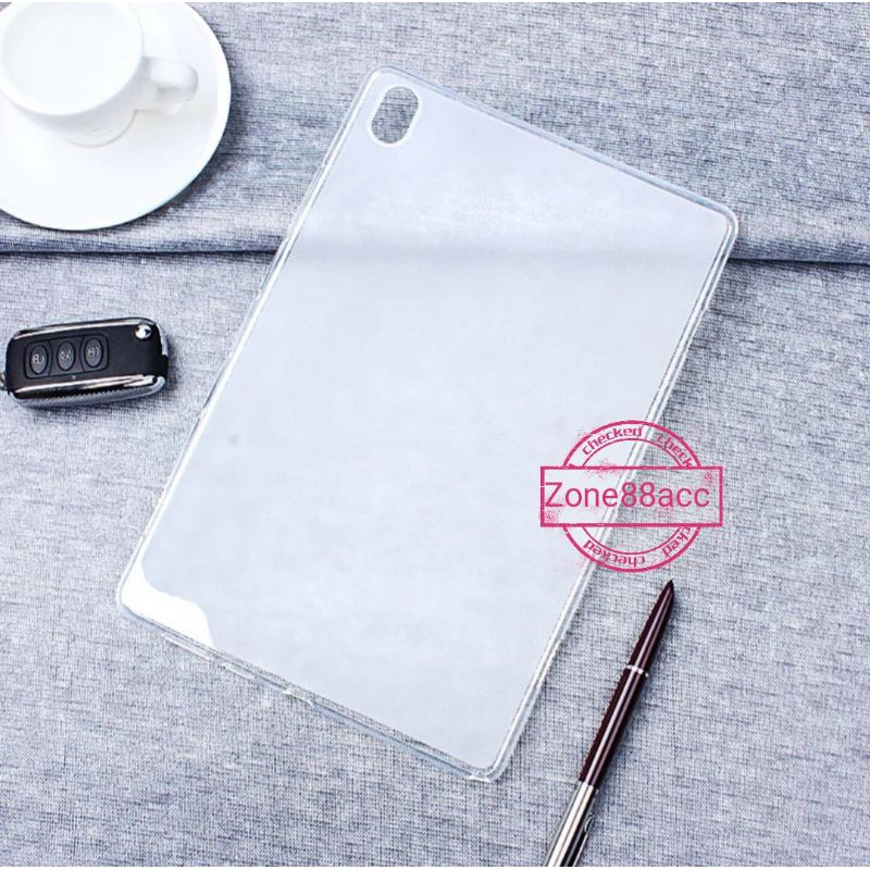 Case Huawei Matepad 10.4 MatePad R  Silicon Softcase Ultrathin Jelly Casing Cover Silikon Soft Clear pelindung Belakang Clear Bening Hitam