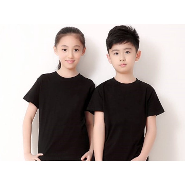 KAOS POLOS ANAK LENGAN PENDEK COTTON COMBED 30S BAJU KAOS KIDS UMUR 1-12 TAHUN M-VIN