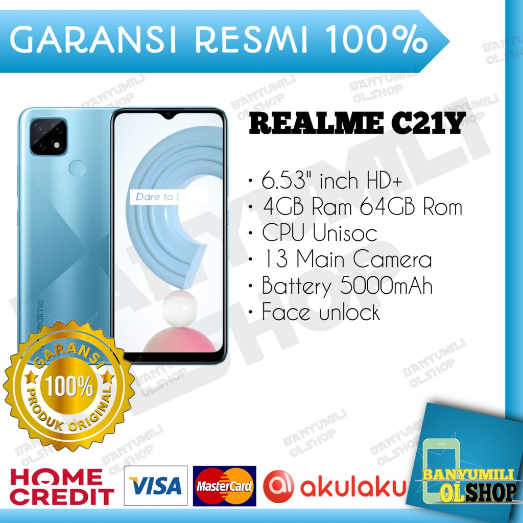 [NEW ARRIVAL] REALME C21Y RAM 4/64