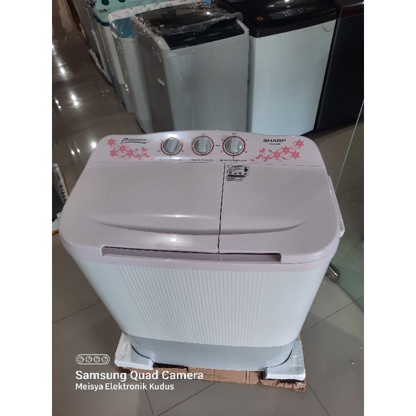 Mesin Cuci 2 Tabung Sharp 7kg ES T80MW PK