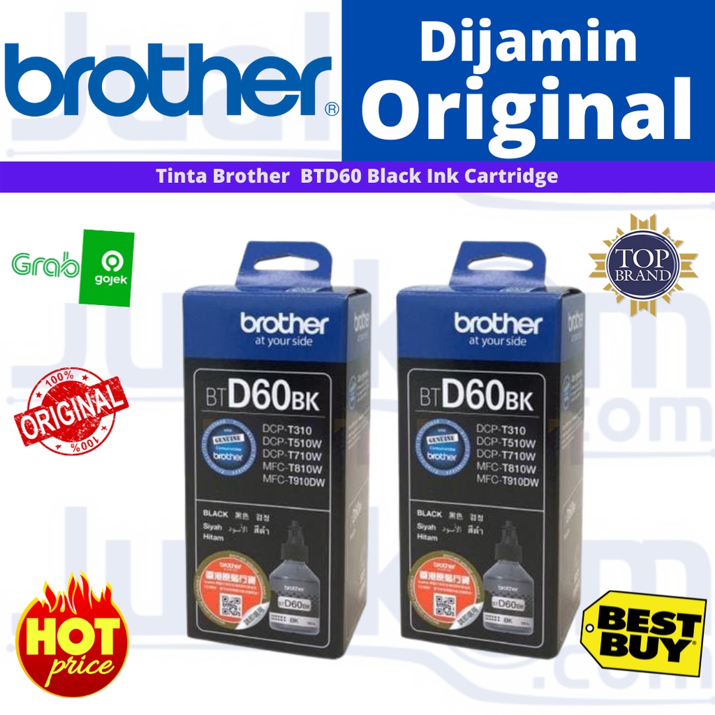 Tinta Printer Brother BT-D60 BLACK BT60