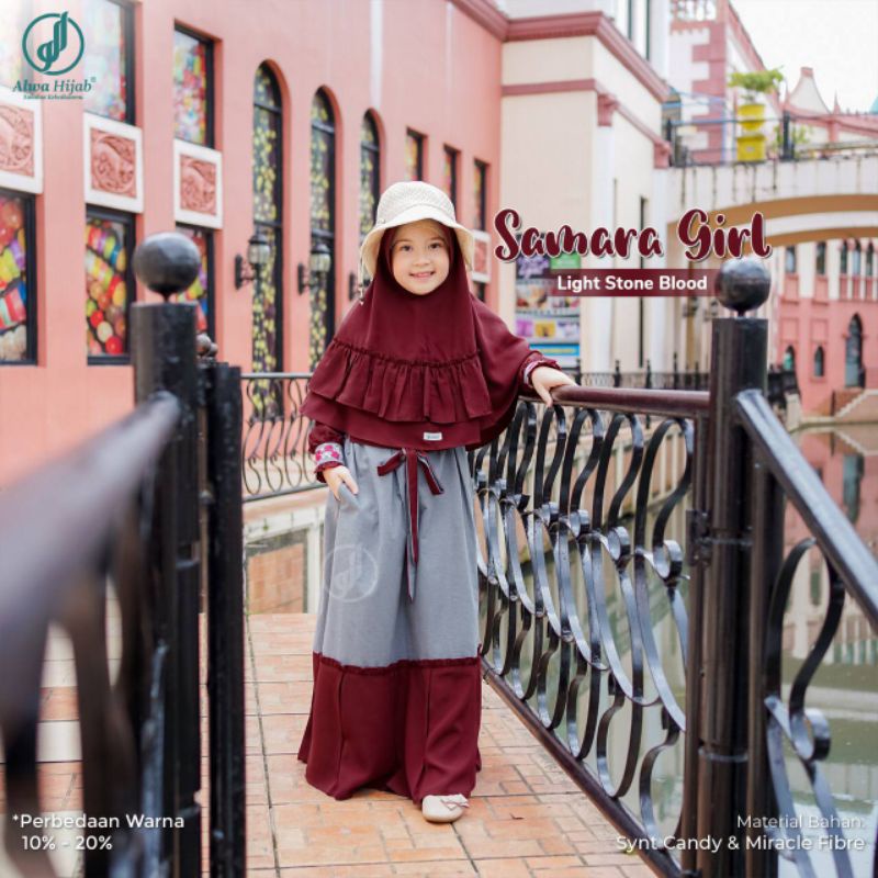 Gamis Anak Samara Set Ori by Alwa Hijab